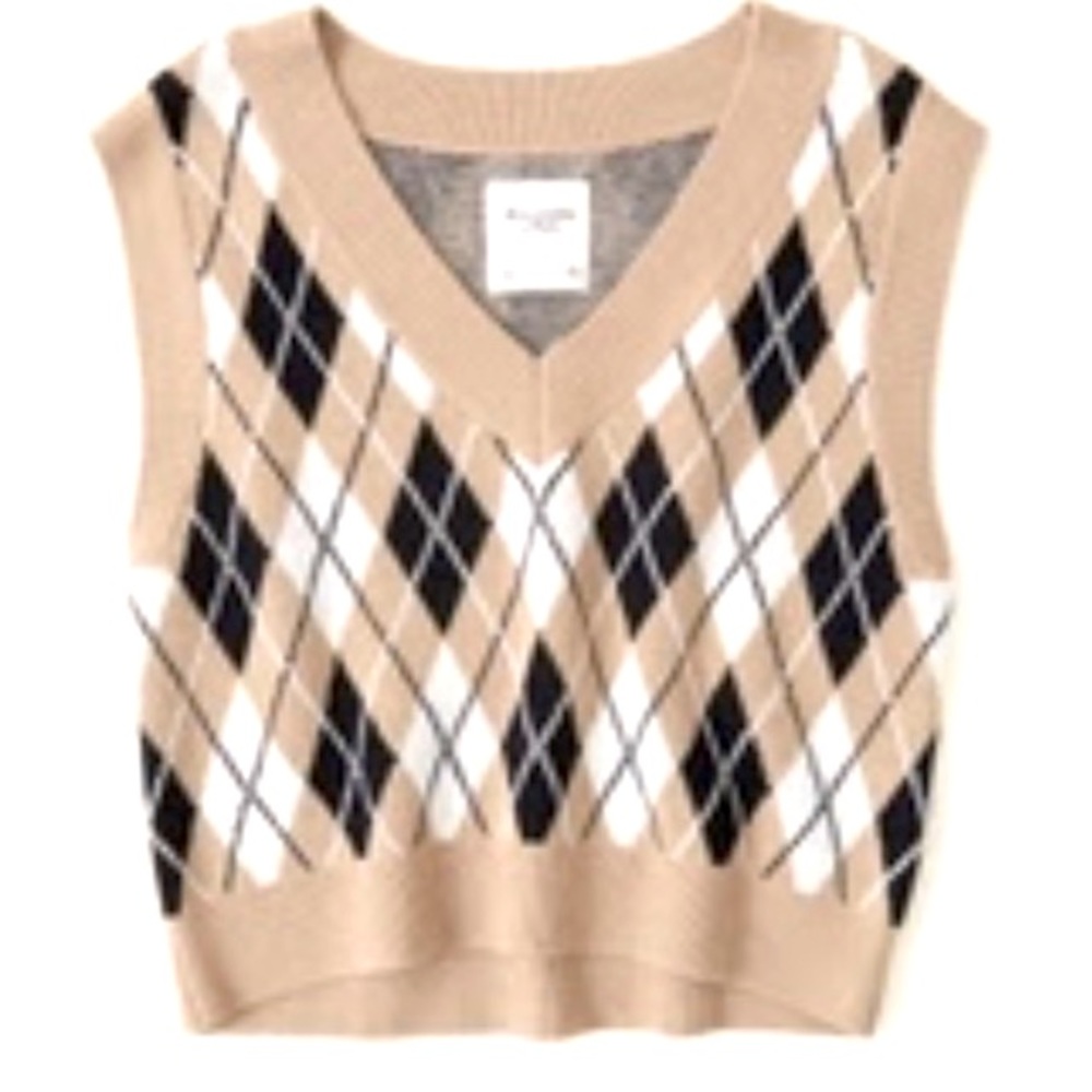 Argyle sweater vest